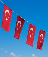 ipe dizili türk bayrakları 